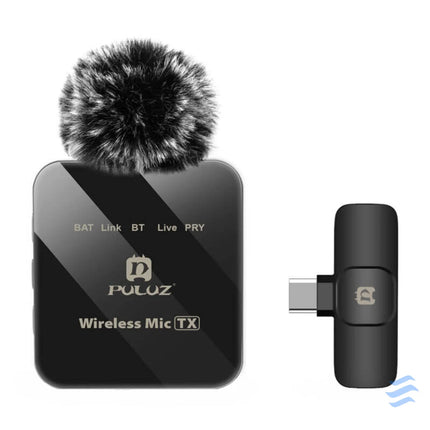 Wireless Lavalier Microphone PULUZ PU648B (USB C) Lavalier