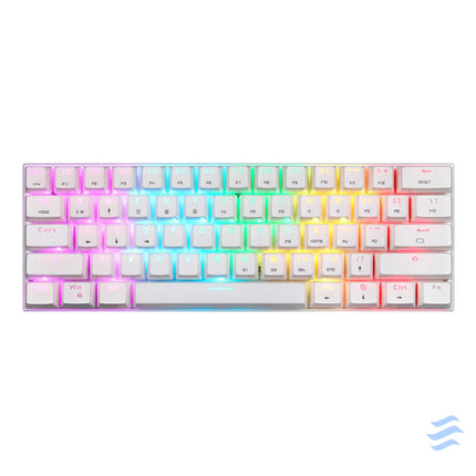 Wireless mechanical keyboard Motospeed SK62 White (blue switch) Wireless