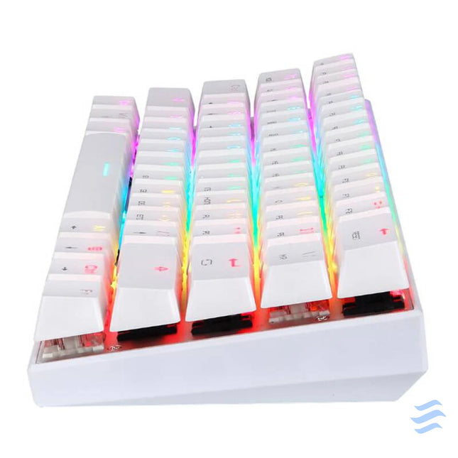 Wireless mechanical keyboard Motospeed SK62 White (blue switch) Wireless