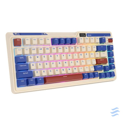Wireless mechanical keyboard Royal Kludge KZZI K75 pro RGB Moment Switch (retro blue) Wireless