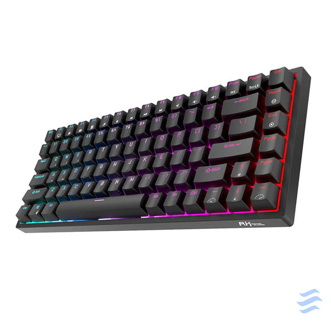 Wireless mechanical keyboard Royal Kludge RK84 RGB Red switch (black) Wired