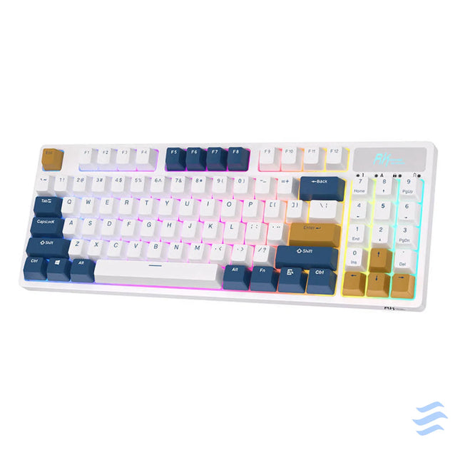Wireless mechanical keyboard Royal Kludge RK89 RGB Lemon switch (white) Wireless