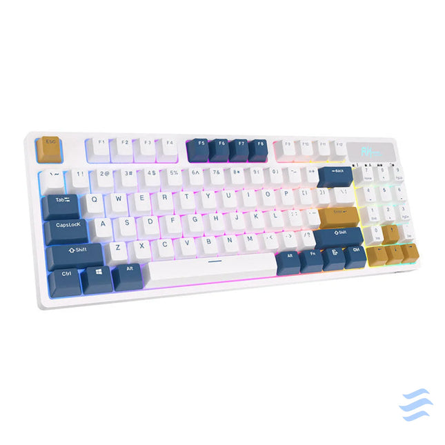 Wireless mechanical keyboard Royal Kludge RK89 RGB Lemon switch (white) Wireless