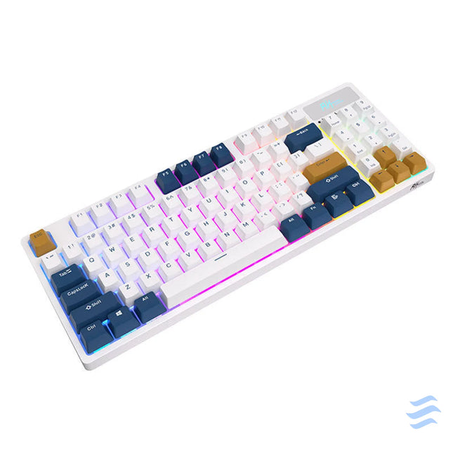 Wireless mechanical keyboard Royal Kludge RK89 RGB Lemon switch (white) Wireless