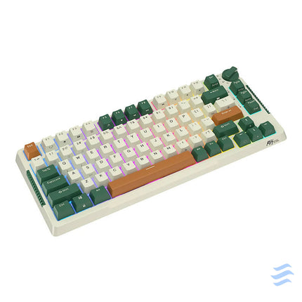 Wireless mechanical keyboard Royal Kludge RKH81 RGB Sky cyan switch (green) Wireless