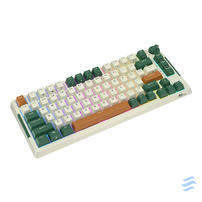 Wireless mechanical keyboard Royal Kludge RKH81 RGB Sky cyan switch (green) Wireless