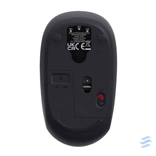 Wireless mouse Baseus F01B Tri mode 2.4G BT 5.0 1600 DPI (frosted grey) Wireless