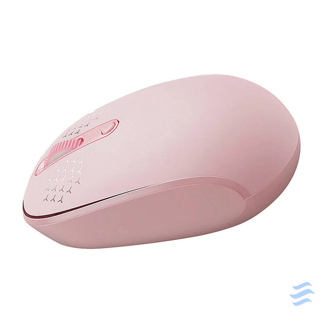 Wireless mouse Baseus F01B Tri mode 2.4G BT5.0 1600 DPI (pink) Wireless