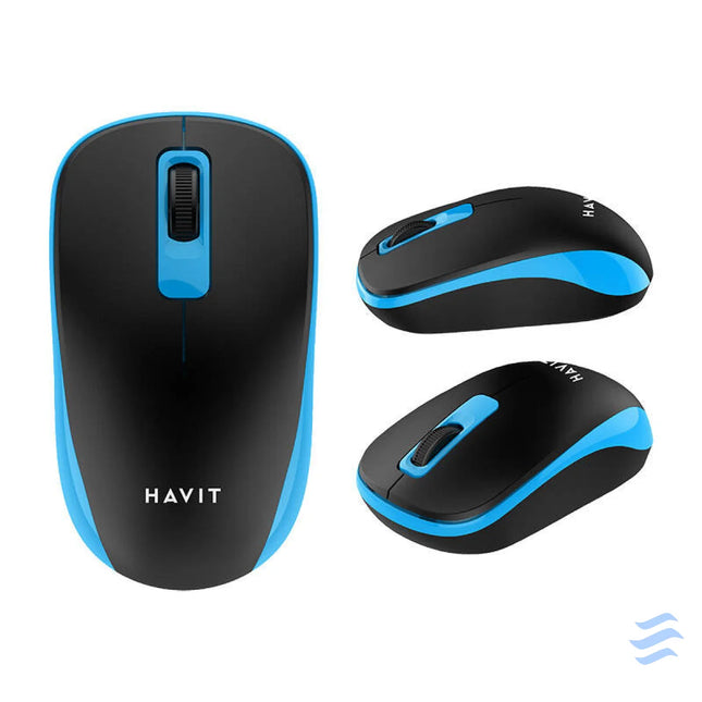 Wireless mouse Havit MS626GT (black and blue) Wireless