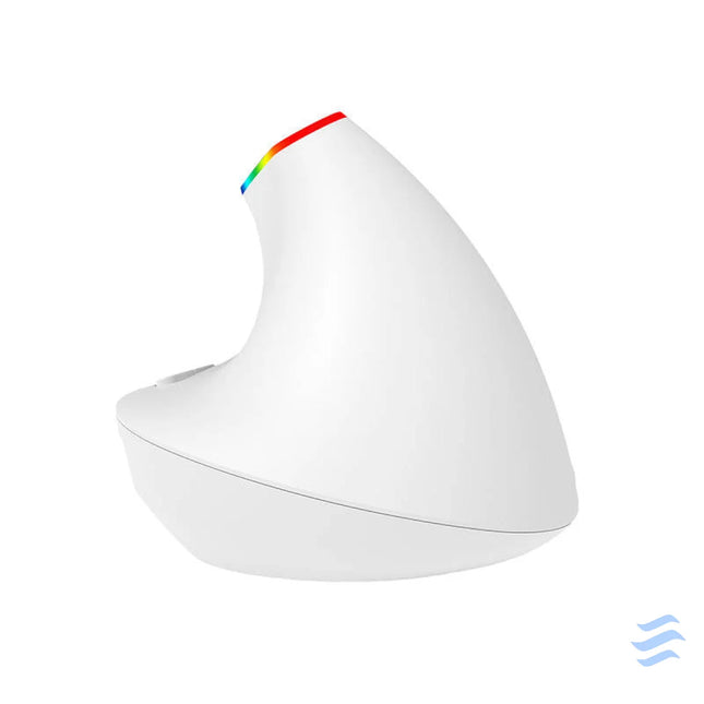 Wireless Vertical Mouse Delux M618C 2.4G 1600DPI RGB (white) Vertical mice