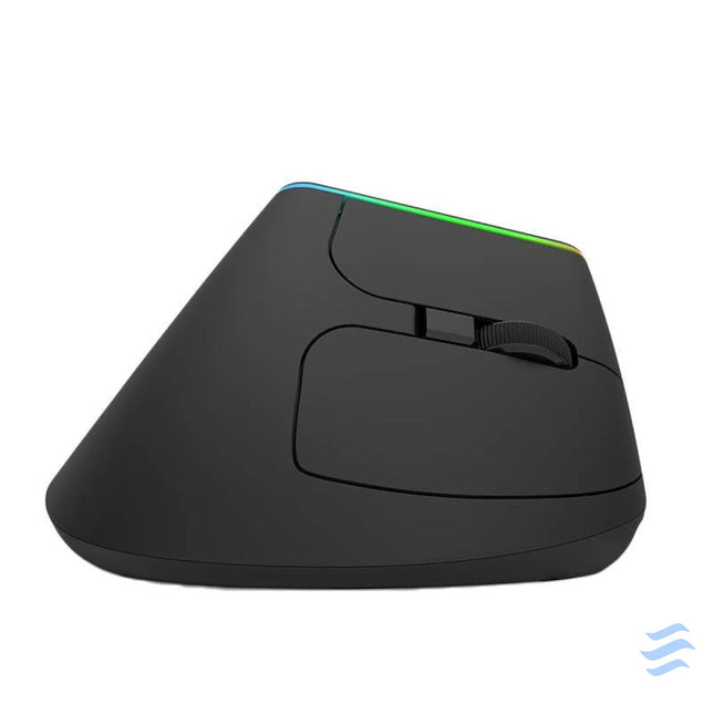 Wireless Vertical Mouse Delux M618DB BT4.0 + 2.4Ghz 4000DPI RGB Vertical mice
