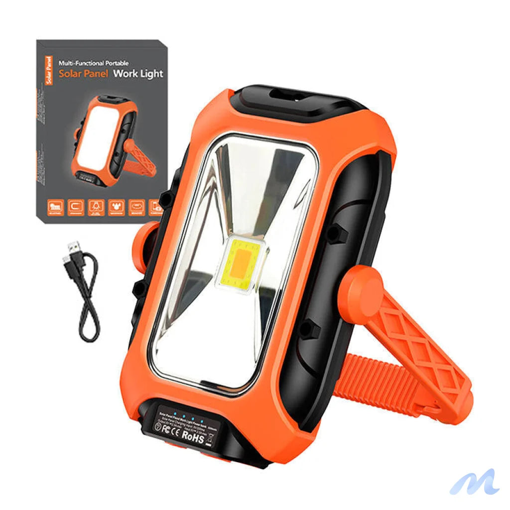 Workshop lamp with solar panel Superfire GM05 - 500 lm, powerbank.