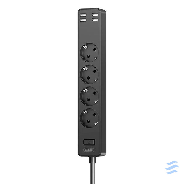 XO WL10 4USB 1.8m power strip (black) Power strips
