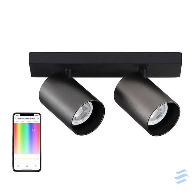 Yeelight Ceiling Spotlight YLDDL 0084 B (two bulbs) black Lighting fixtures