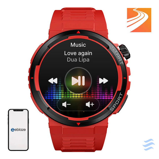 Zeblaze Ares 3 Plus Smartwatch (Red) Smartwatches