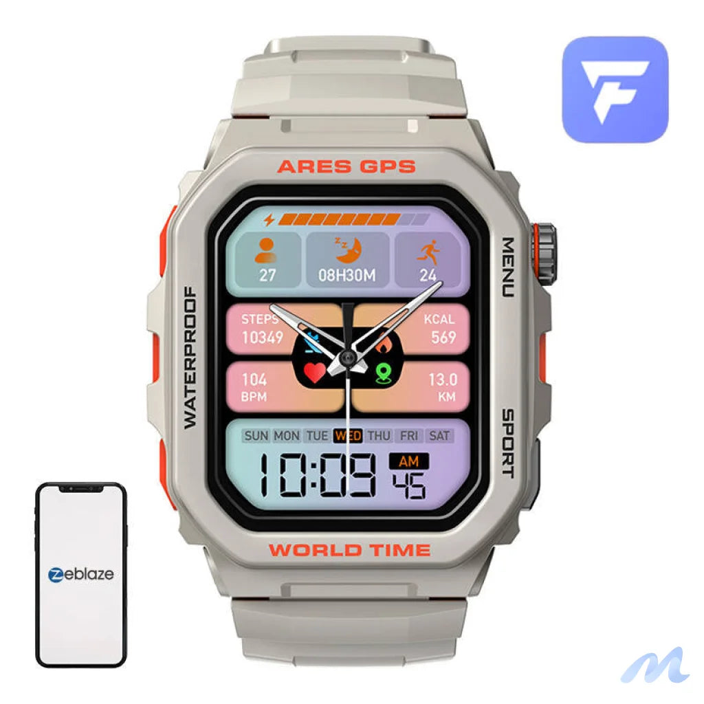 Zeblaze Ares GPS smartwatch (white)