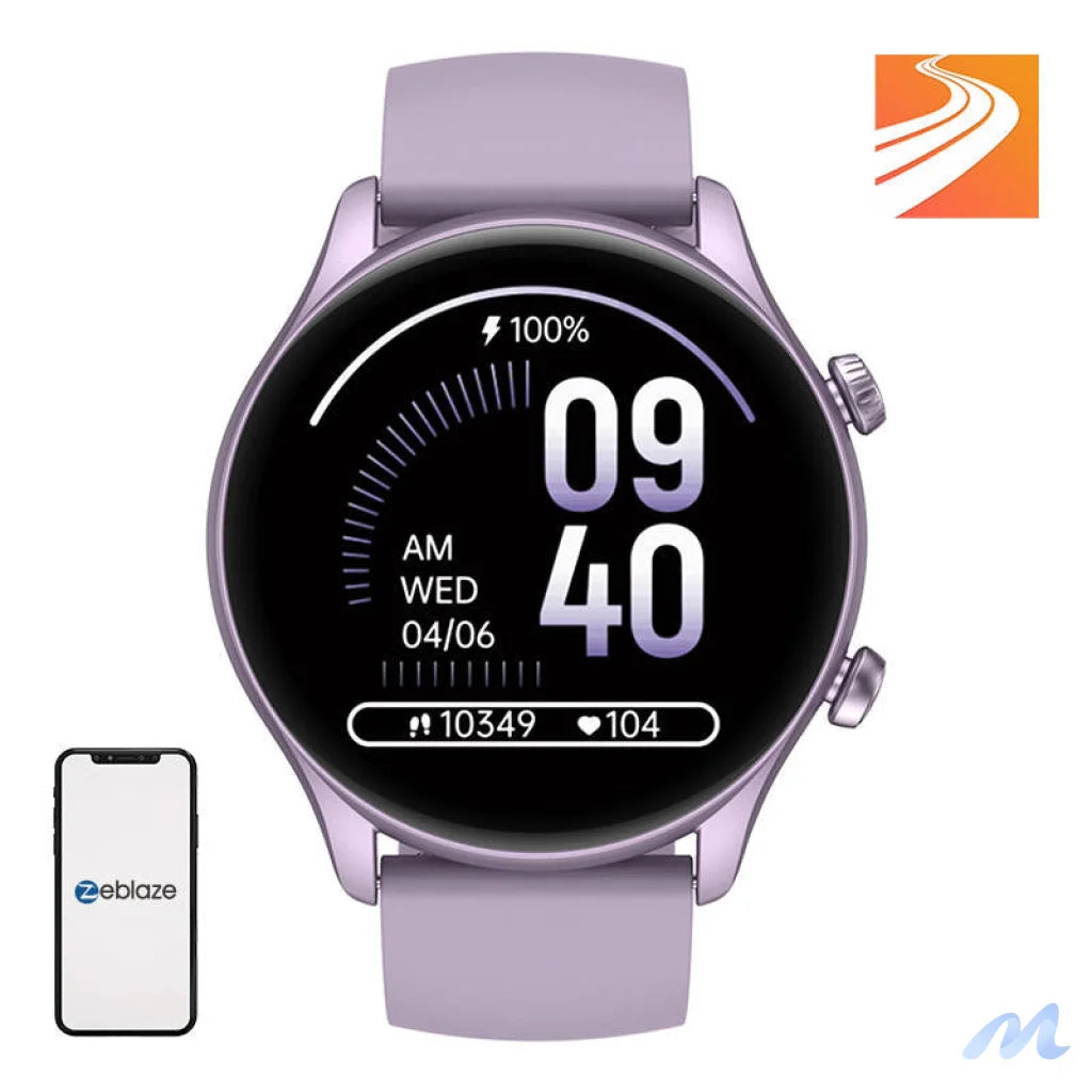 Zeblaze Btalk 3 Plus smartwatch (purple)
