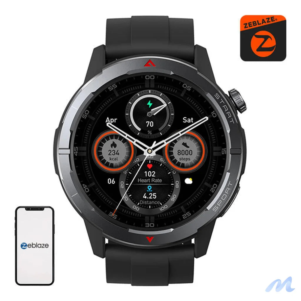 Zeblaze Stratos 3 Ultra Smartwatch (Black)