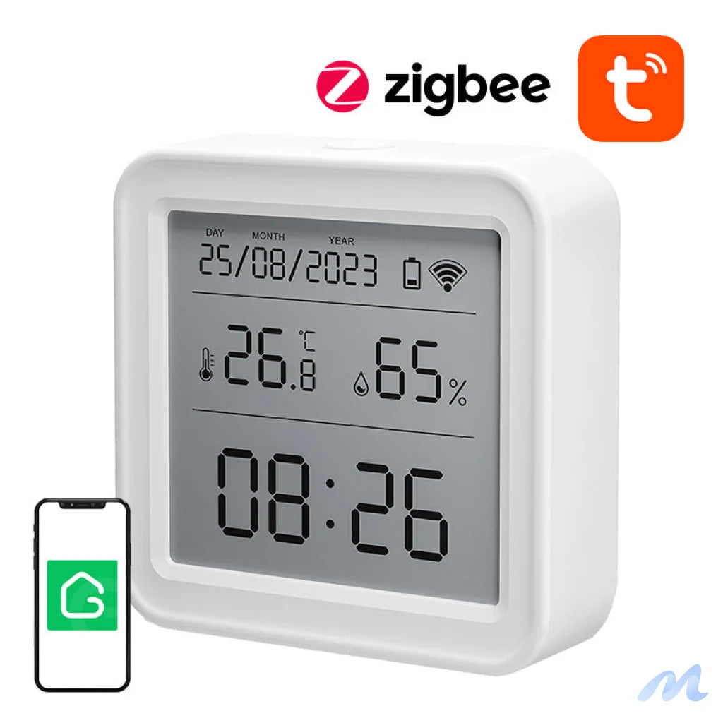 Zigbee Gosund ST17 LCD smart temperature and humidity sensor Tuya