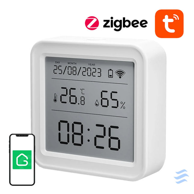 Zigbee Gosund ST17 LCD smart temperature and humidity sensor Tuya Sensors