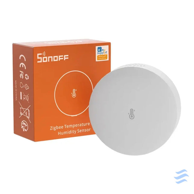 ZigBee Sonoff SNZB 02P smart temperature and humidity sensor (round) Sensors