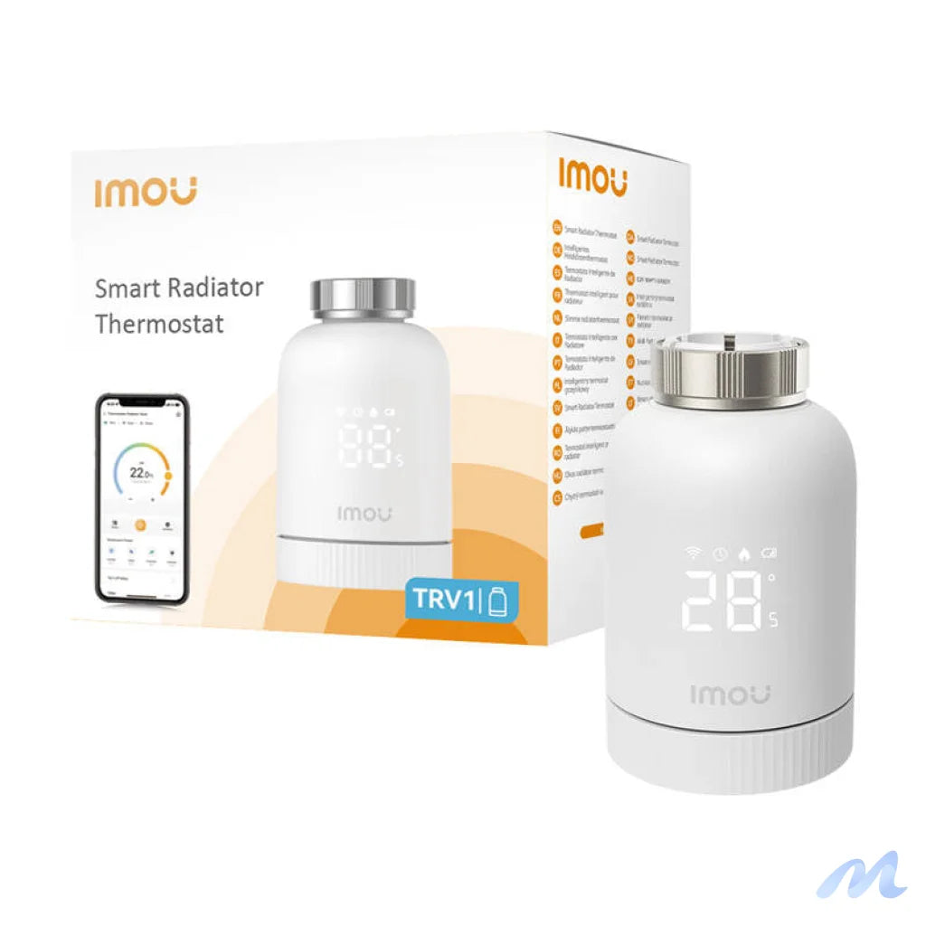 ZigBee thermostatic head IMOU IOT-TRV1-EU + 6 adapters