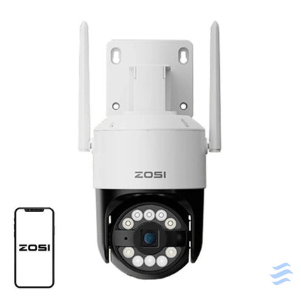 ZOSI C296 WiFi 8MP dual Pan Tilt IP66 outdoor camera + 32GB microSD card IP cameras