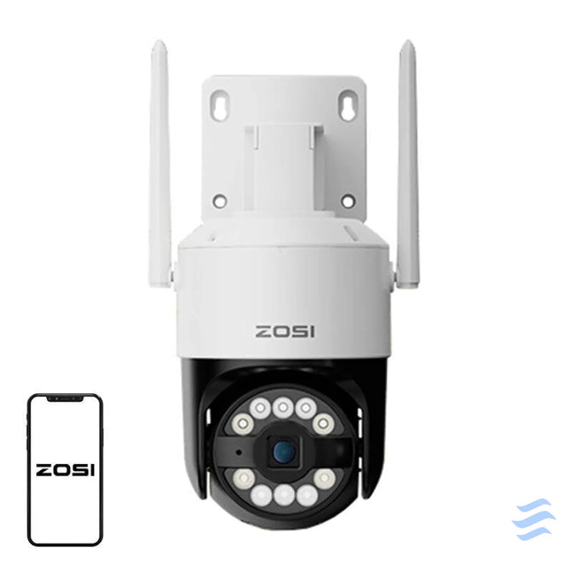 ZOSI C296 WiFi 8MP dual Pan Tilt IP66 outdoor camera + 32GB microSD card IP cameras